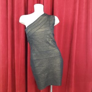 Express Single shoulder bodycon dress